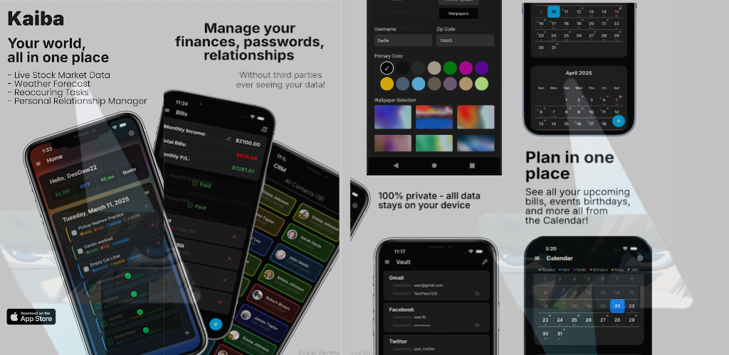 Kaiba Nexus App Preview